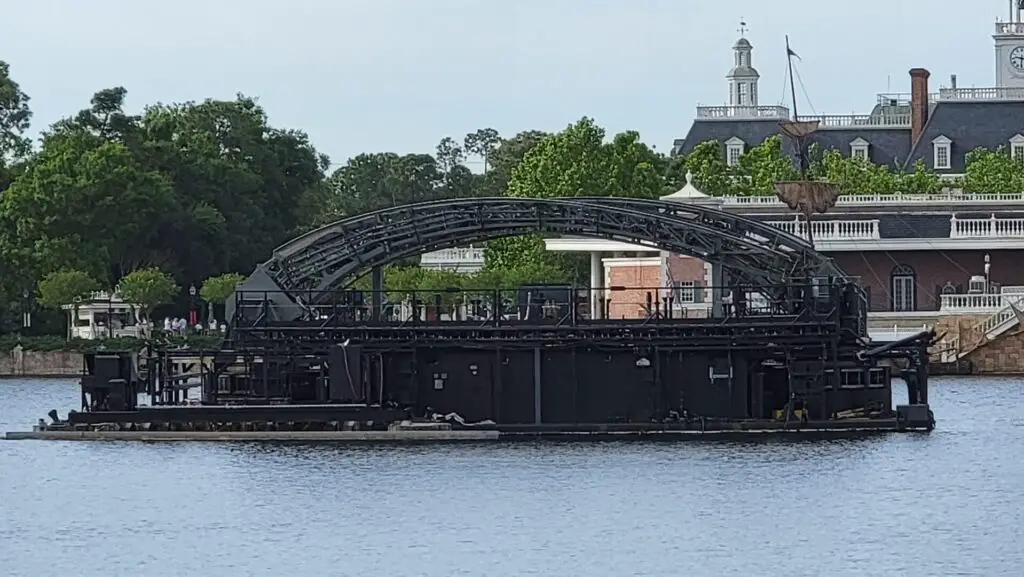 Harmonious Stargate Barge Removed from EPCOT