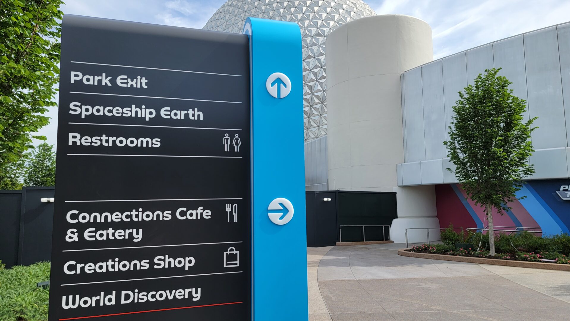 EPCOT New Directional Park Signage