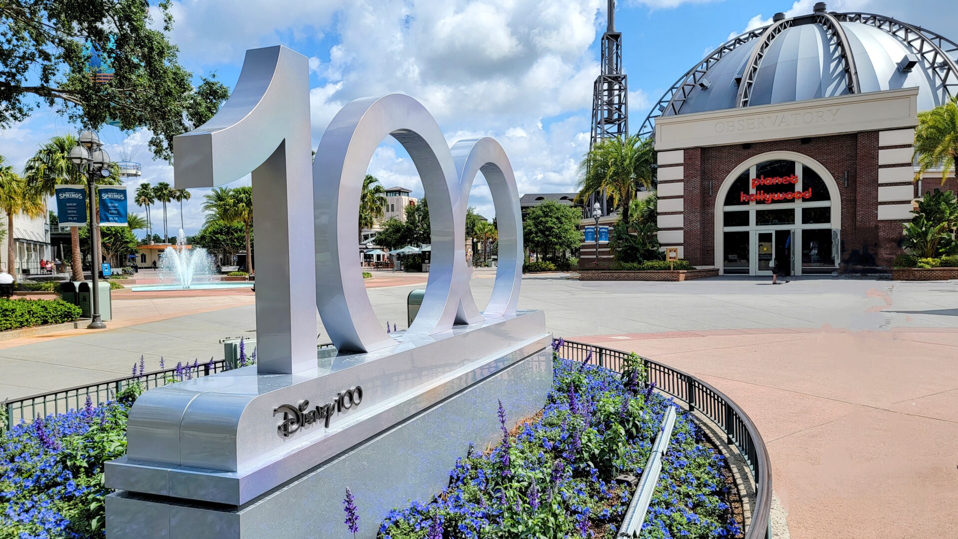 New Disney100 Decorations Now Up at Disney Springs