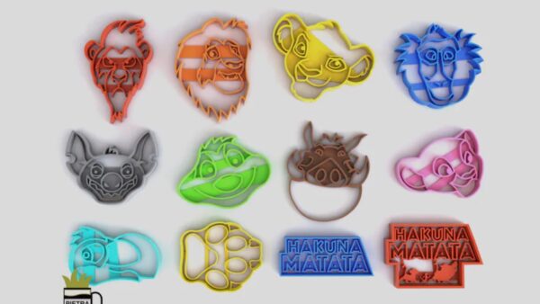 Lion King Cookie Cutters