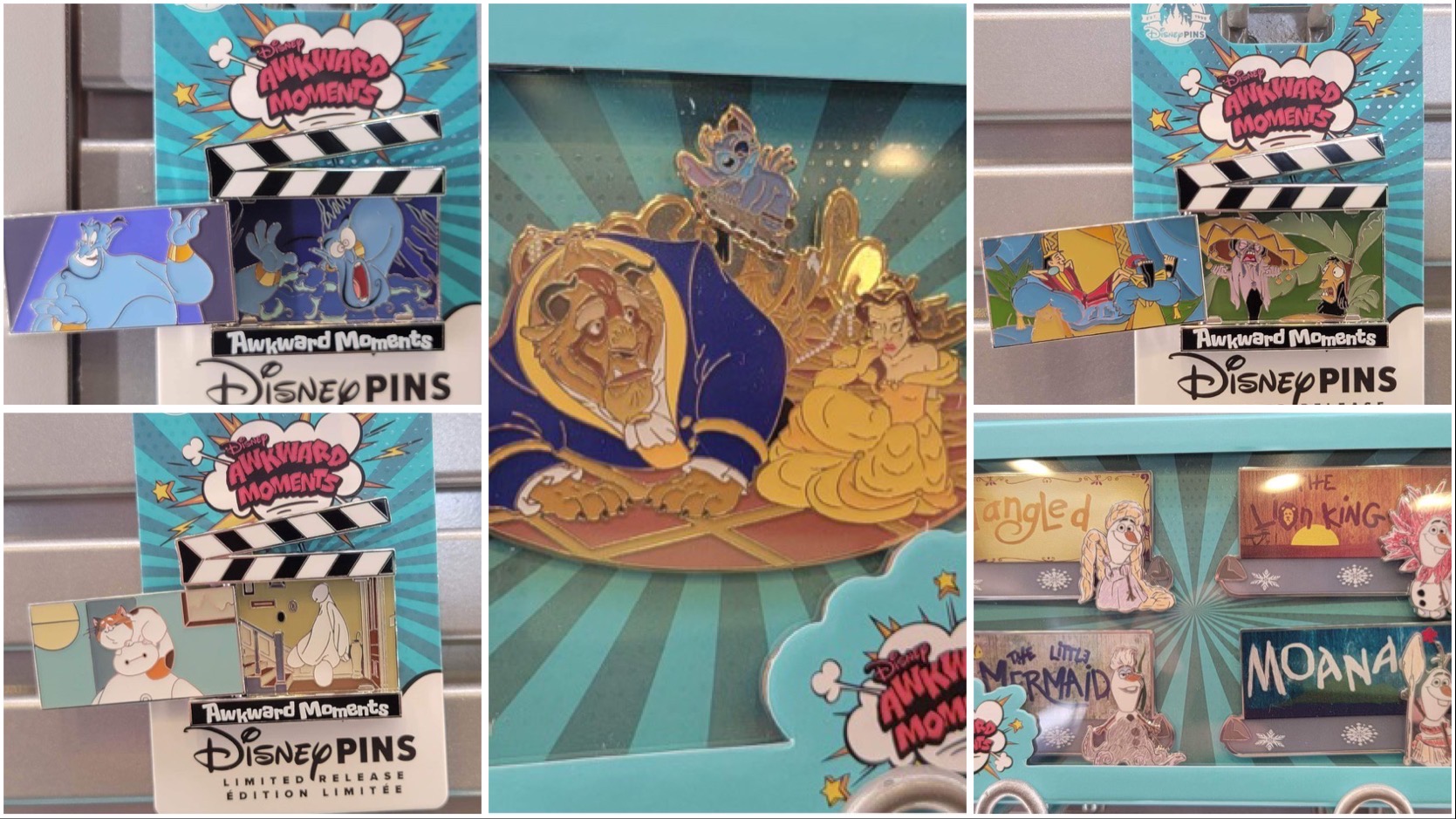 New Awkward Moments Pins Collection Available At Epcot!