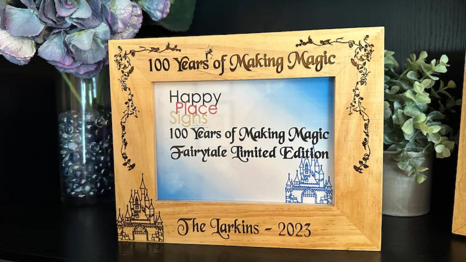 Disney100 Years Of Making Magic Frame To Display Memories Of Your Disney Vacation!