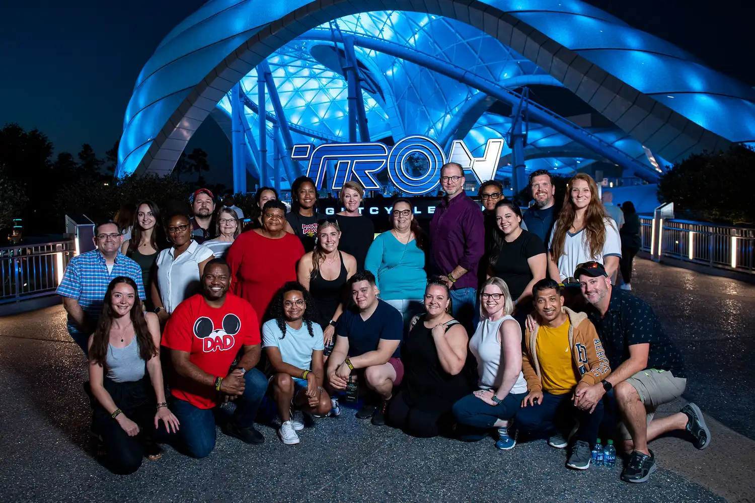 Disney World Gives Local Teachers and Community Early Preview of TRON Lightcycle