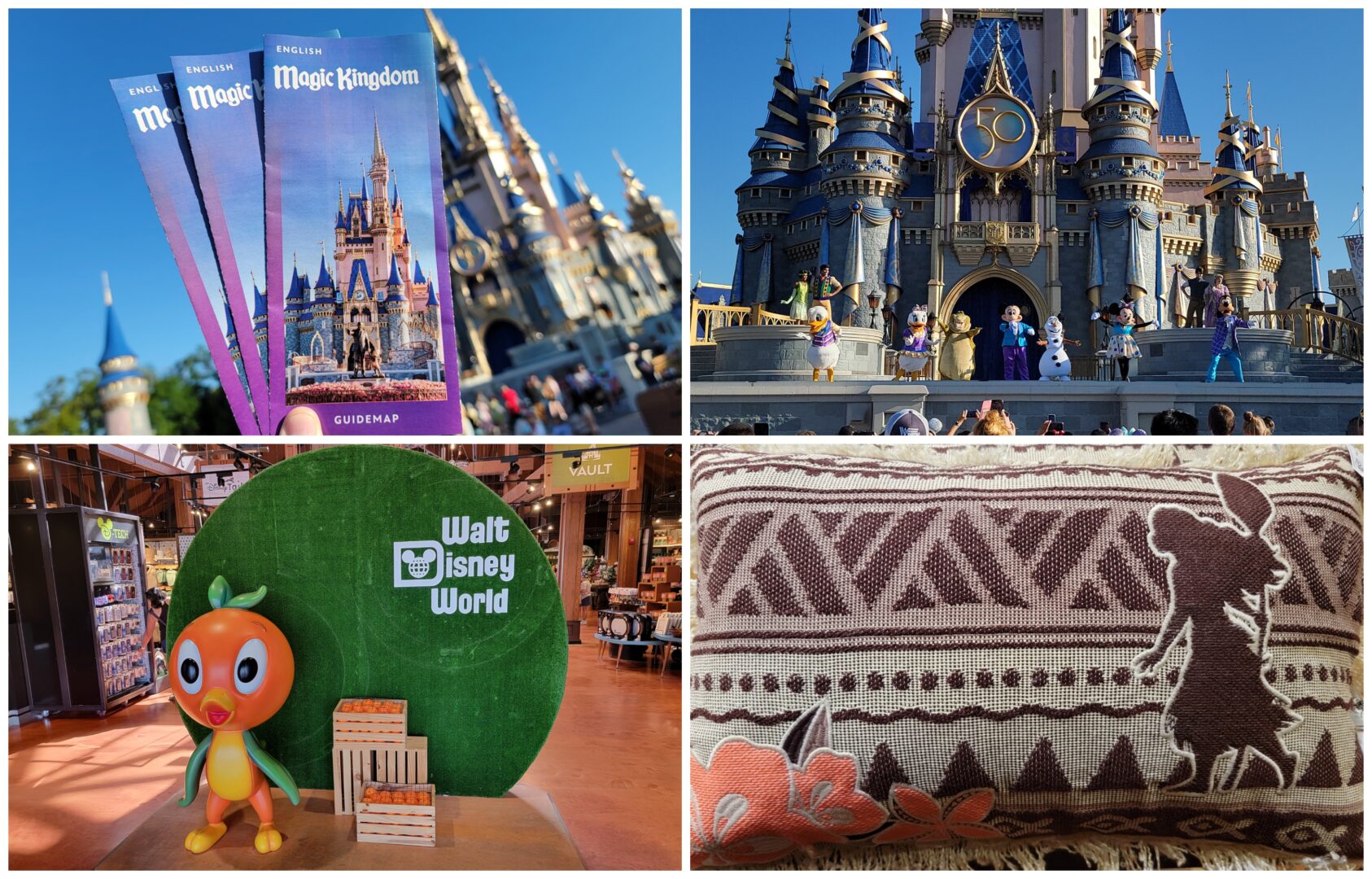 Disney News Highlights: Walt Disney World 50th-Anniversary Ends, New Park Guide Maps, Fab 50 Statues to Remain, Castle Decorations Coming Down