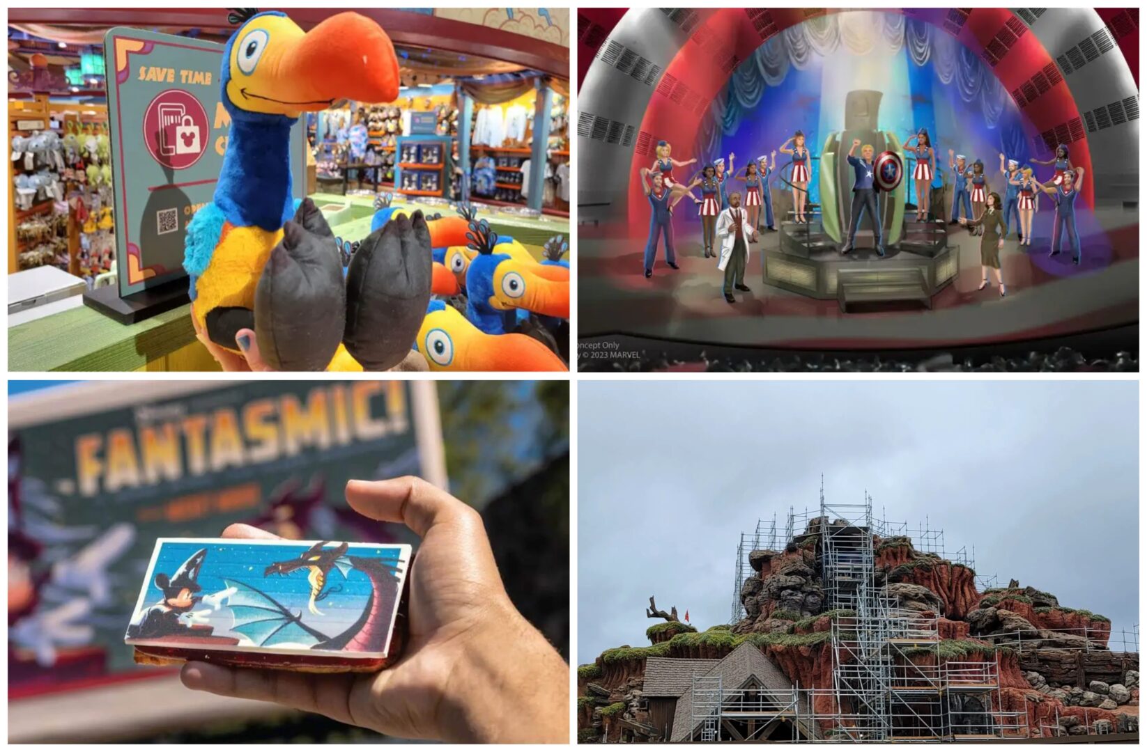 Disney News Highlights: Old Splash Mountain Top Removed, Roger’s The Musical in Disneyland, Star Tours Being Updated, New Hot Dogs and Cookies at the Parks