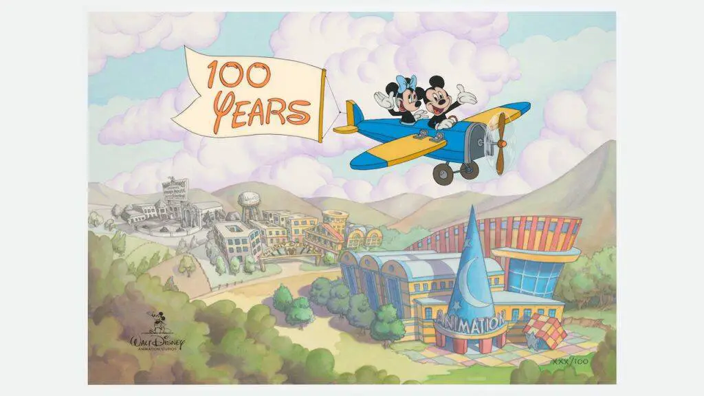 Disney Artists Releases Limited-Edition Print for the Disney100 Celebration