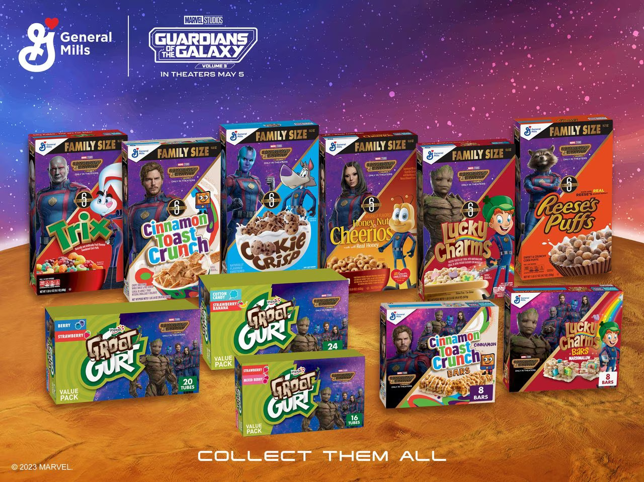 General Mills Teams Up with Guardians of the Galaxy Vol. 3” for Limited-Edition Products