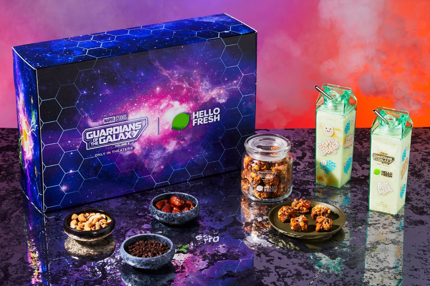HelloFresh Blasts Off With A Limited-Edition Guardians of the Galaxy Snack Adventure Kit