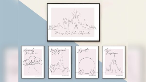 Walt Disney World Parks Prints Set
