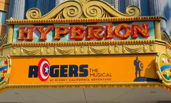 Marquee Signage Updated Ahead of the Premiere of Rogers: The Musical Debut