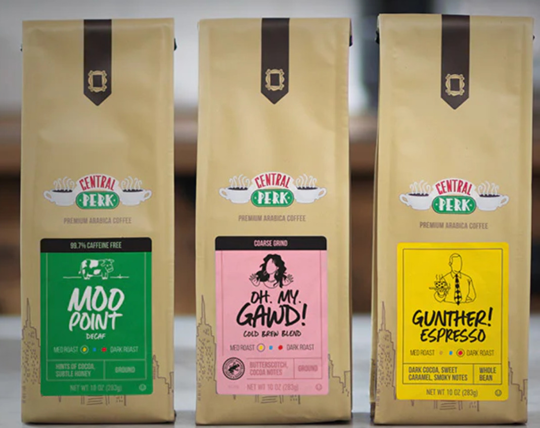 Central Perk Coffee from Friends Reveals 3 New Blends Chip and Company