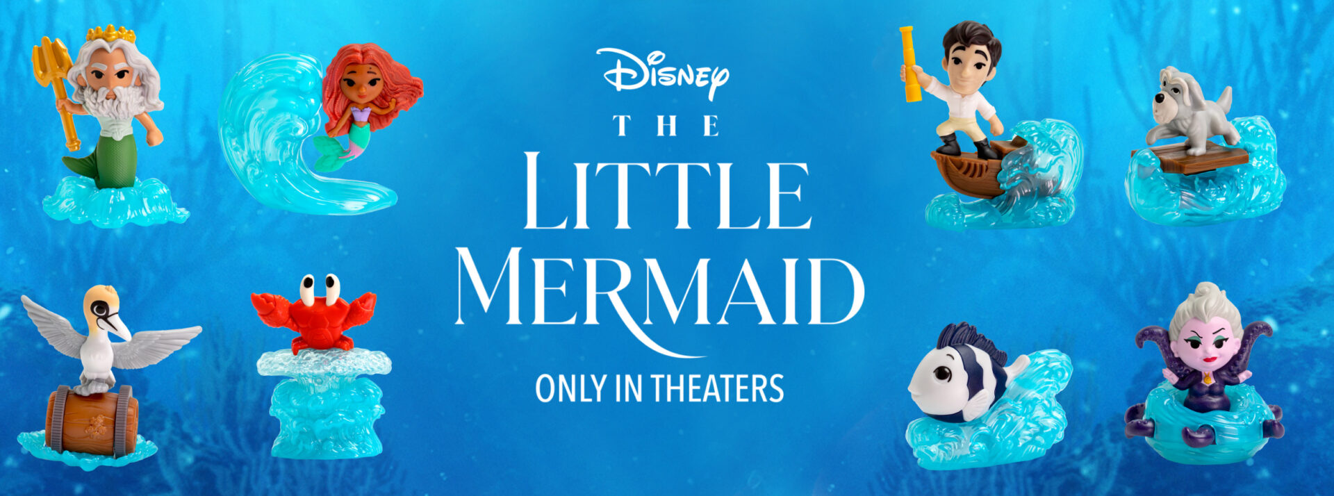 Disney’s Live-Action The Little Mermaid Happy Meal Toys are now at McDonald’s