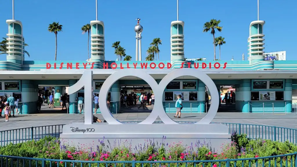 Disney100 Decorations at Hollywood Studios