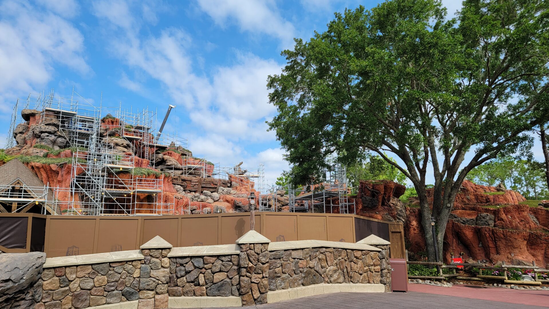 Tiana’s Bayou Adventure Construction Update for May 2023