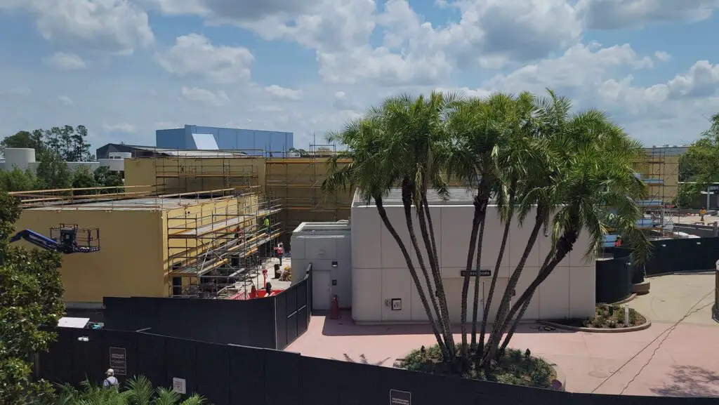 More Walls Go Up for Epcot's CommuniCore Hall