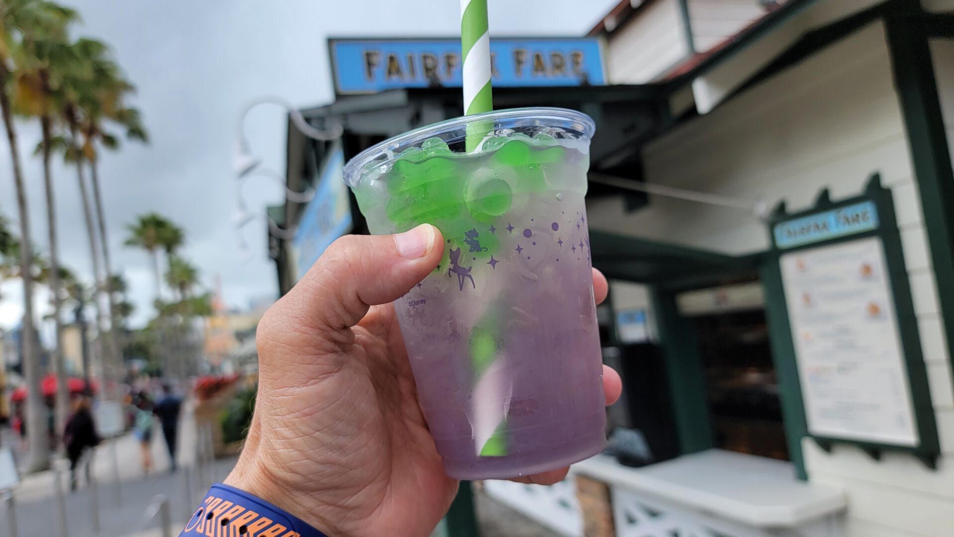 Dive into a Bubbles of the Sea Little Mermaid Green Tea at Hollywood Studios