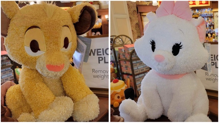 New Simba And Marie Weighted Plush Spotted At Magic Kingdom!