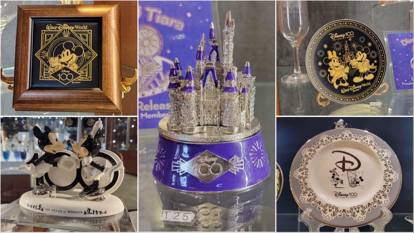 New Disney100 Statues, Plates And More Available At Disney Springs!