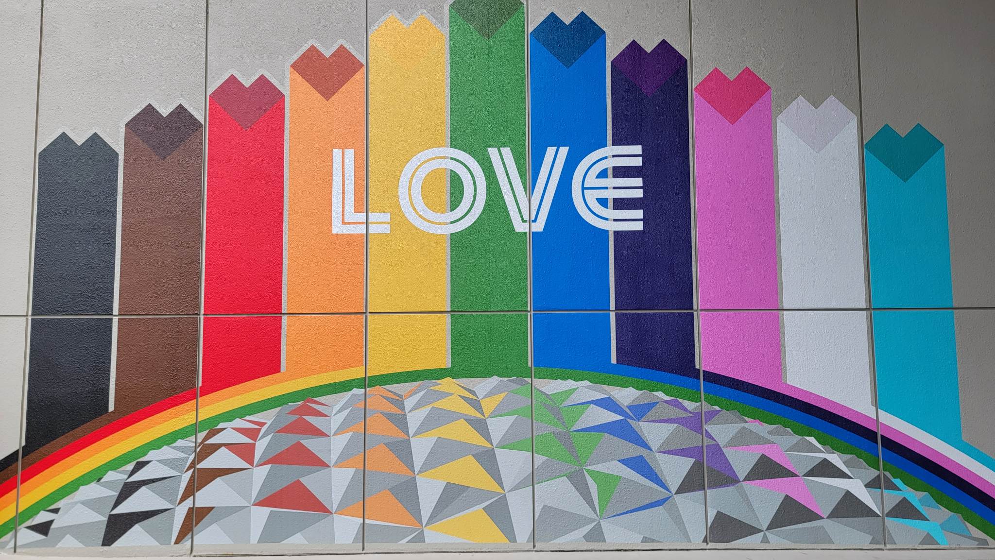 Disney Celebrates Pride Month with New Photo Wall in EPCOT