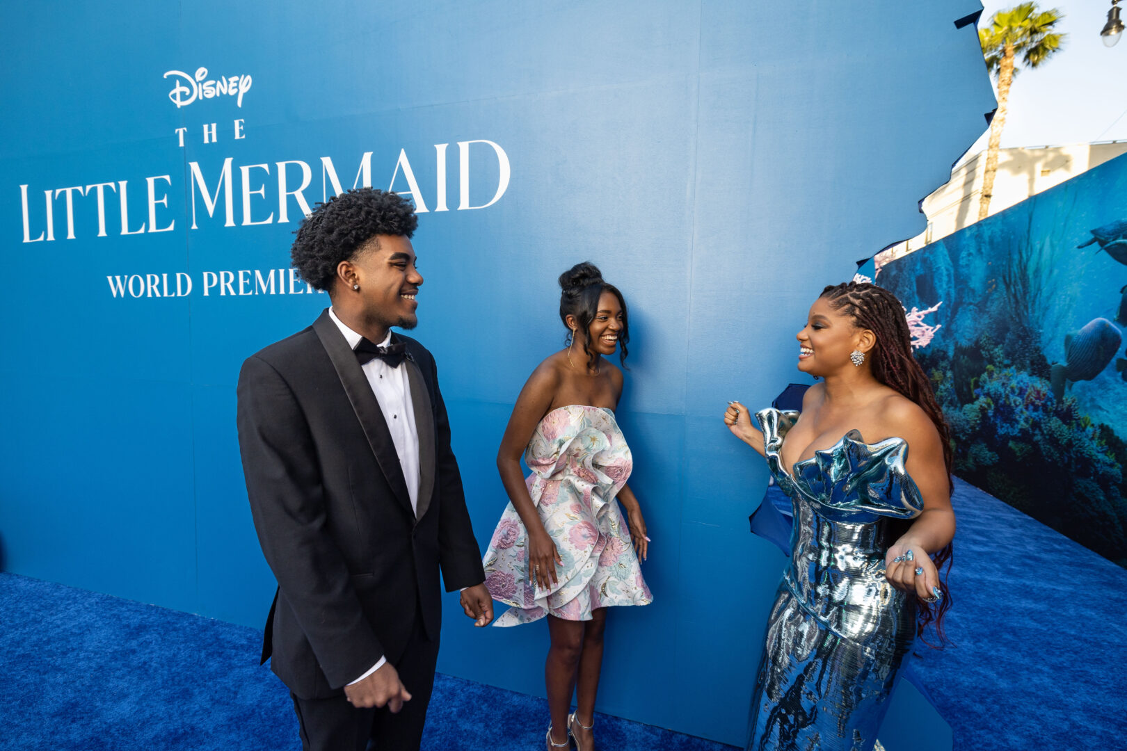 Halle Bailey Makes Dreams Come True for Two Aspiring Filmmakers at Disney’s Live-Action ‘The Little Mermaid’ World Premiere