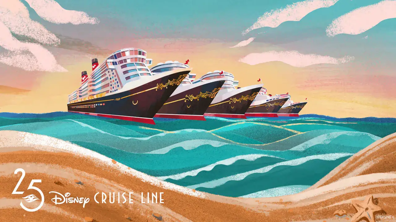 New Details Revealed for Disney Cruise Line Silver Anniversary at Sea Fireworks