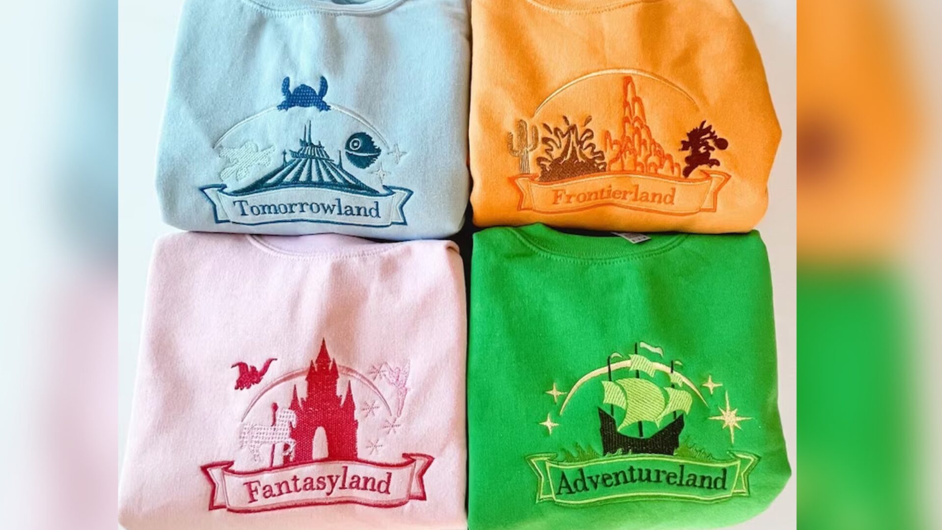 Magical Disney Lands Sweatshirts For Your Next Visit!