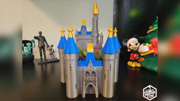 Cinderella Castle Planter 