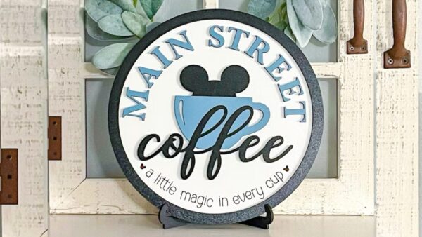 Disney Coffee Sign