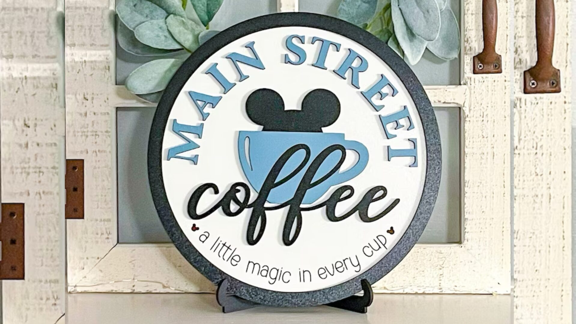 Disney Coffee Sign To Add Extra Pixie Dust To Your Kitchen!