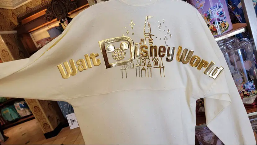 New Walt Disney World Cream And Gold Spirit Jersey Spotted At Magic Kingdom!