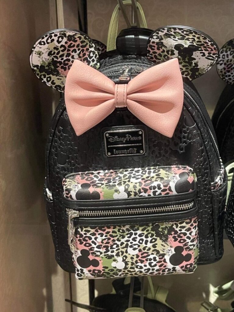 New Minnie Mouse Animal Print Loungefly Backpack For A Wild Style! Chip and Company