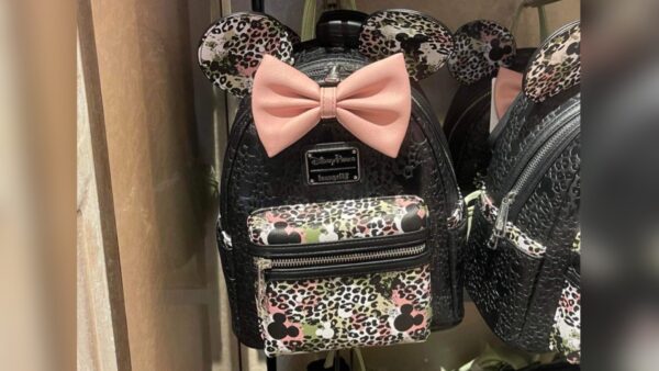 Minnie Mouse Animal Print Loungefly Backpack 