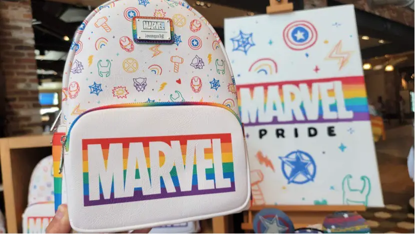 New Marvel Pride Loungefly Backpack Spotted At Disney Springs!