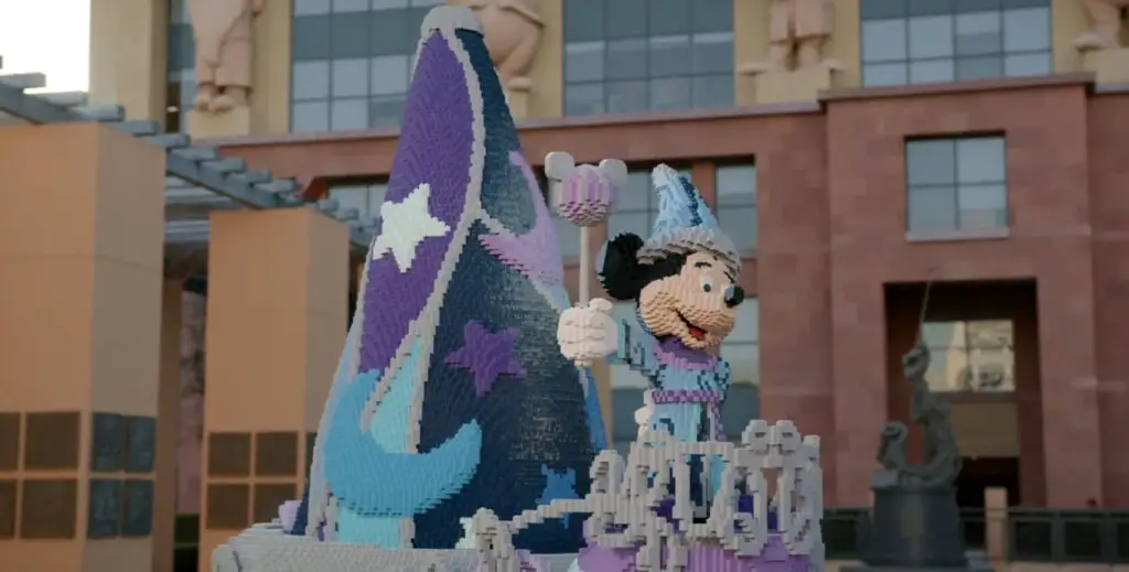 LEGO-Recreate-the-Enchanting-Magic-Happens-Parade-Float-for-Disney100-Celebration