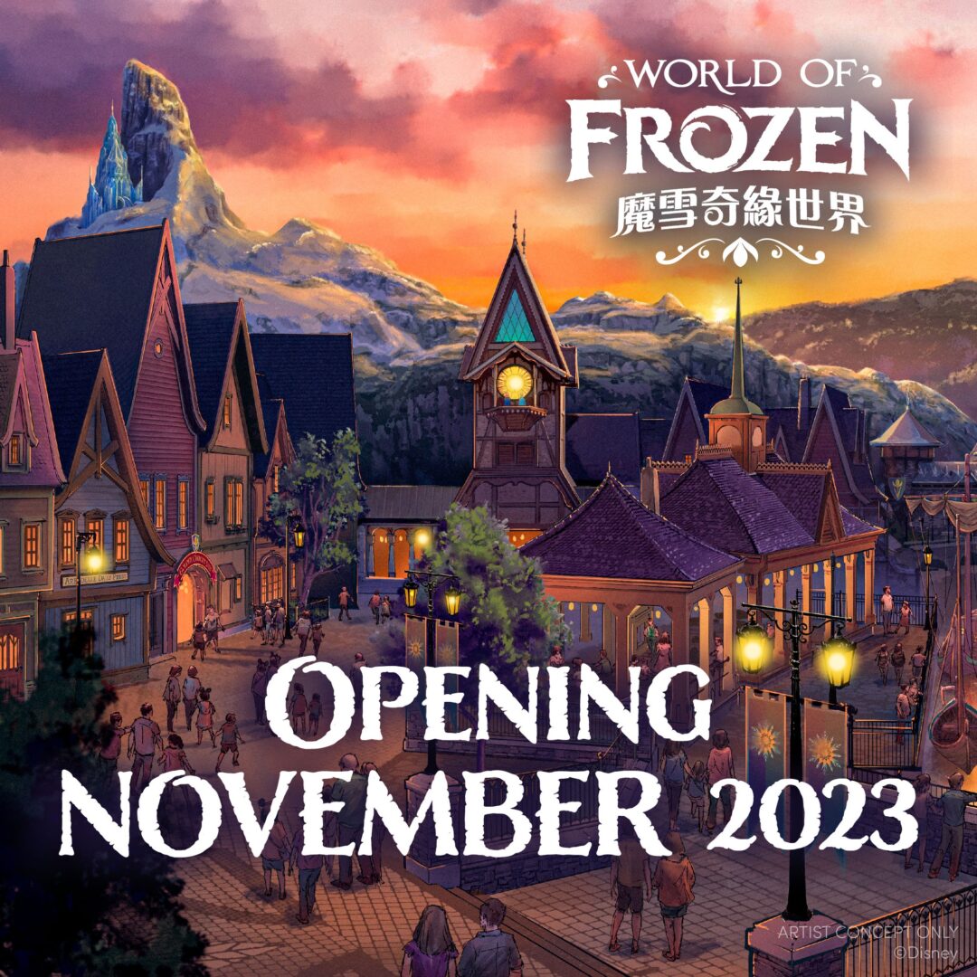 World of Frozen at Hong Kong Disneyland Set to Open this November