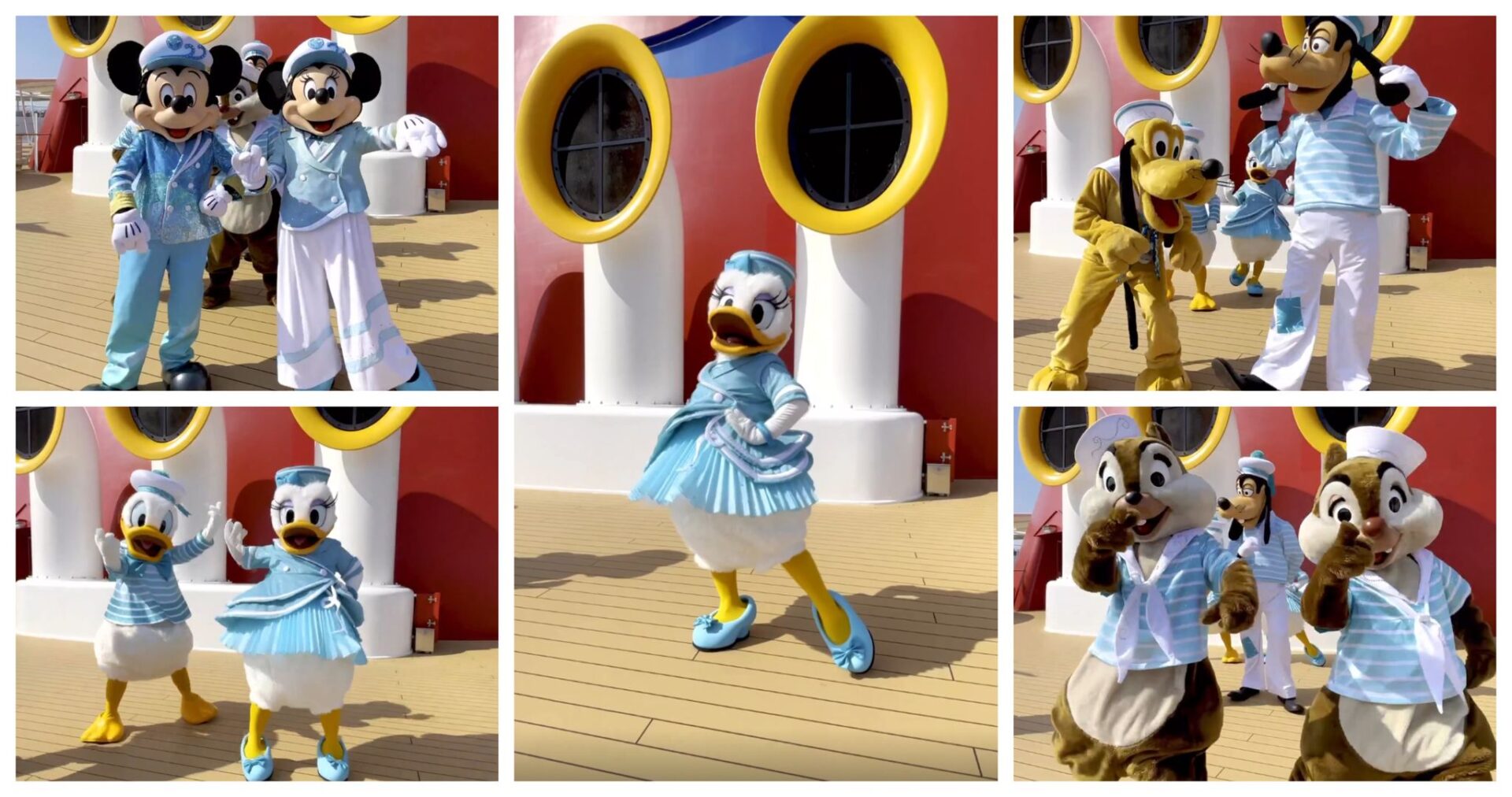Disney Characters Debut New Disney Cruise Line 25th Anniversary Looks