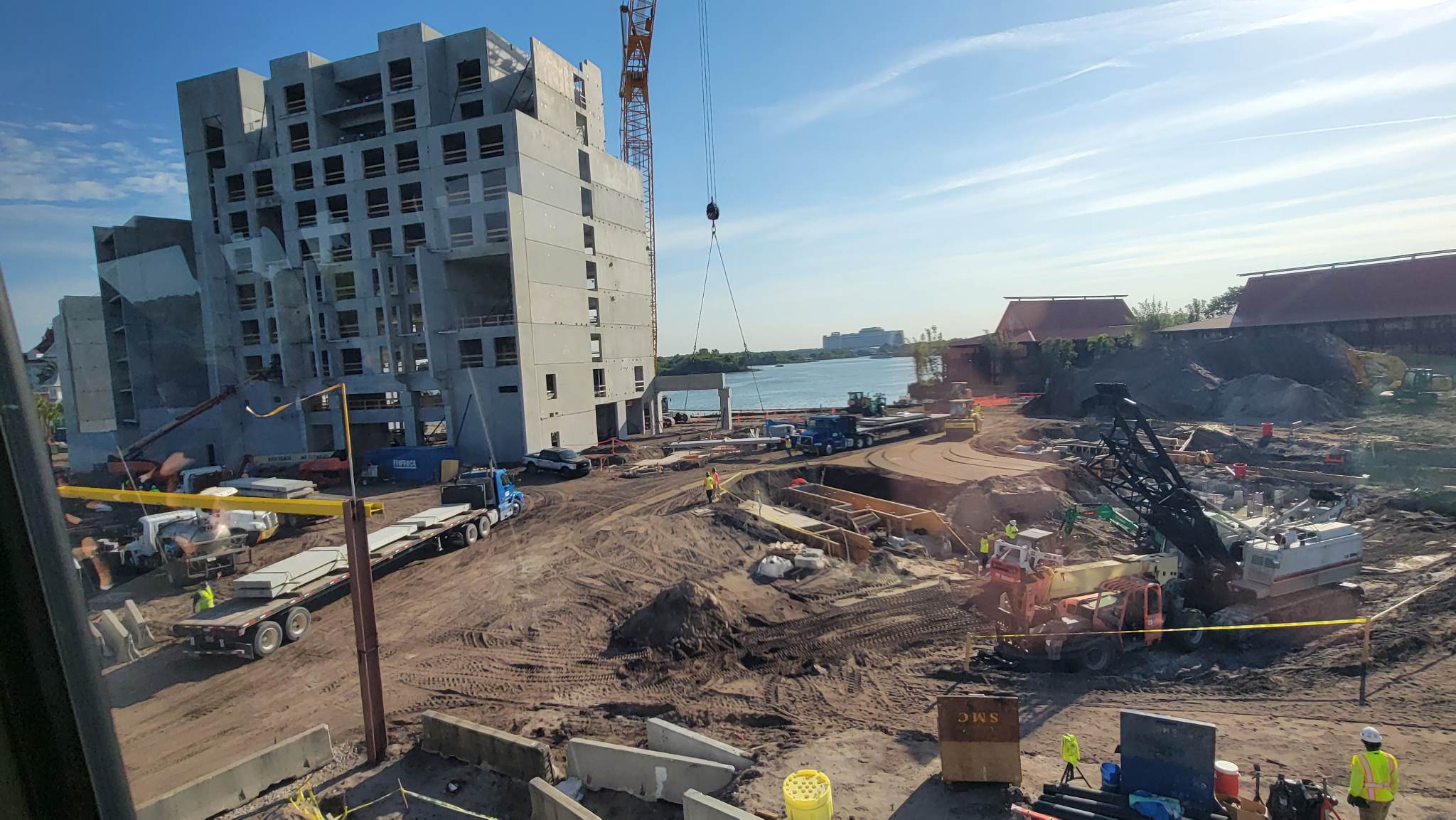 Polynesian Disney Vacation Club Tower Construction Update for May 2023