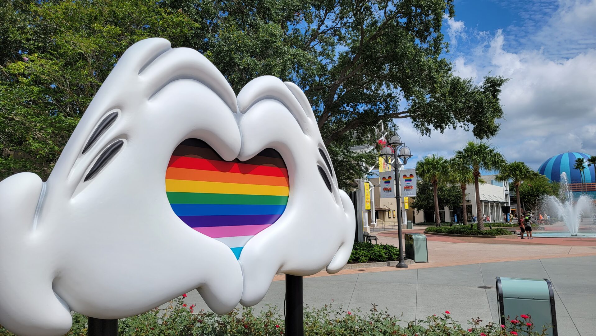 Disney Springs Decorated for Pride Month at Disney World