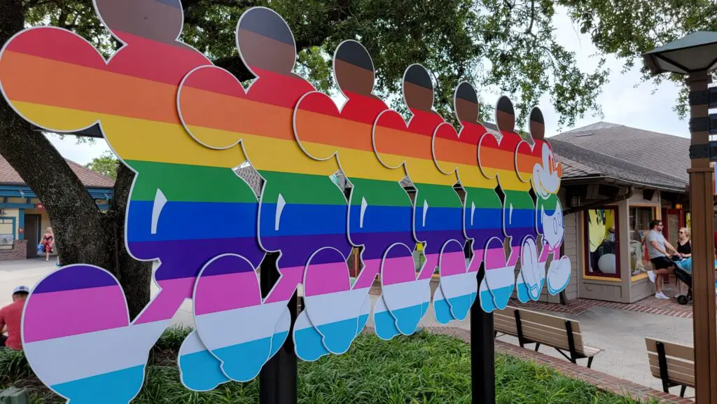Disney Springs Decorated for Pride Month at Disney World