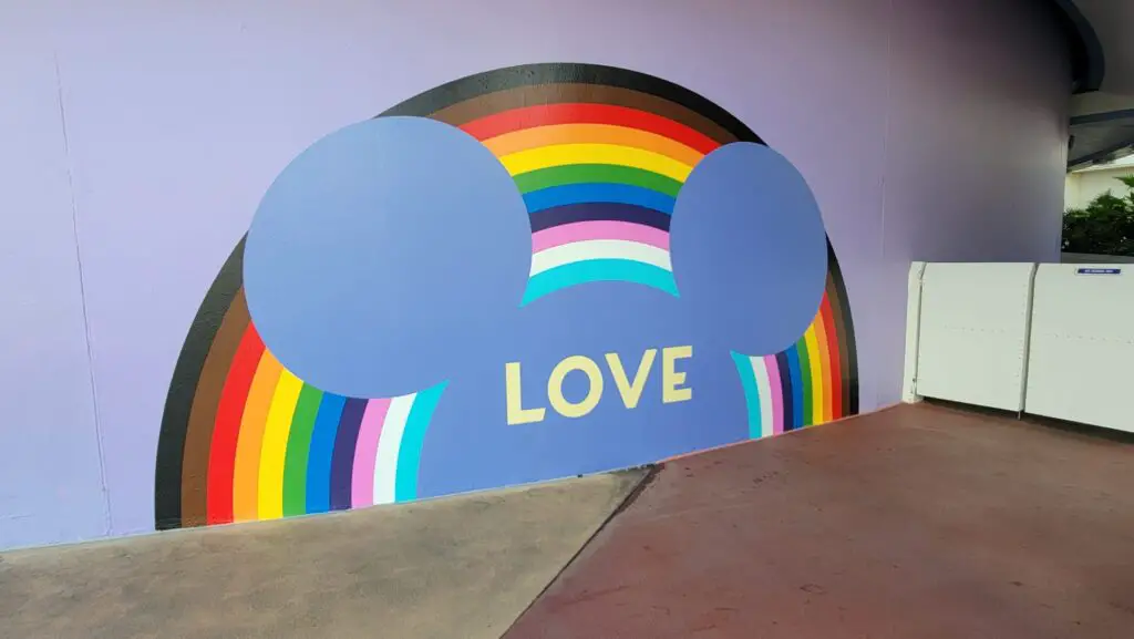 Disney Pride Mural Debuts at Magic Kingdom