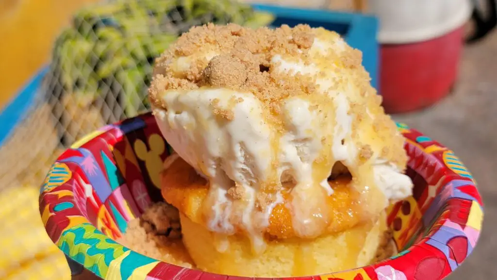 Pineapple Crisp Sundae is a HIT at Disney's Animal Kingdom