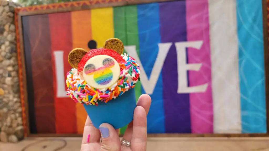 Disney Unveils the Vibrant Pride Chocolate Cupcake at Disney's Animal Kingdom
