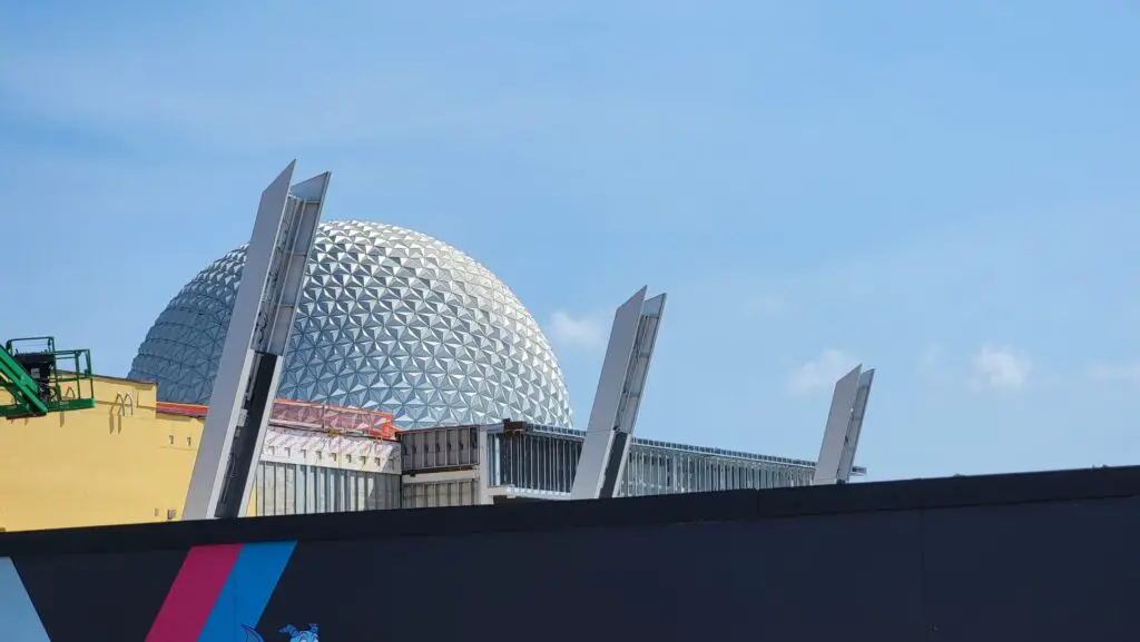 Giant Light Towers Installed at World Celebration in EPCOT