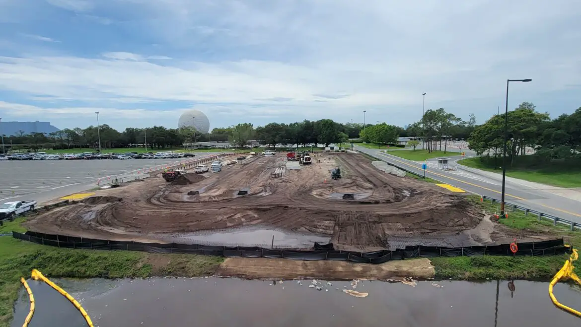 New Disney Ride Share Loop in EPCOT Construction Update