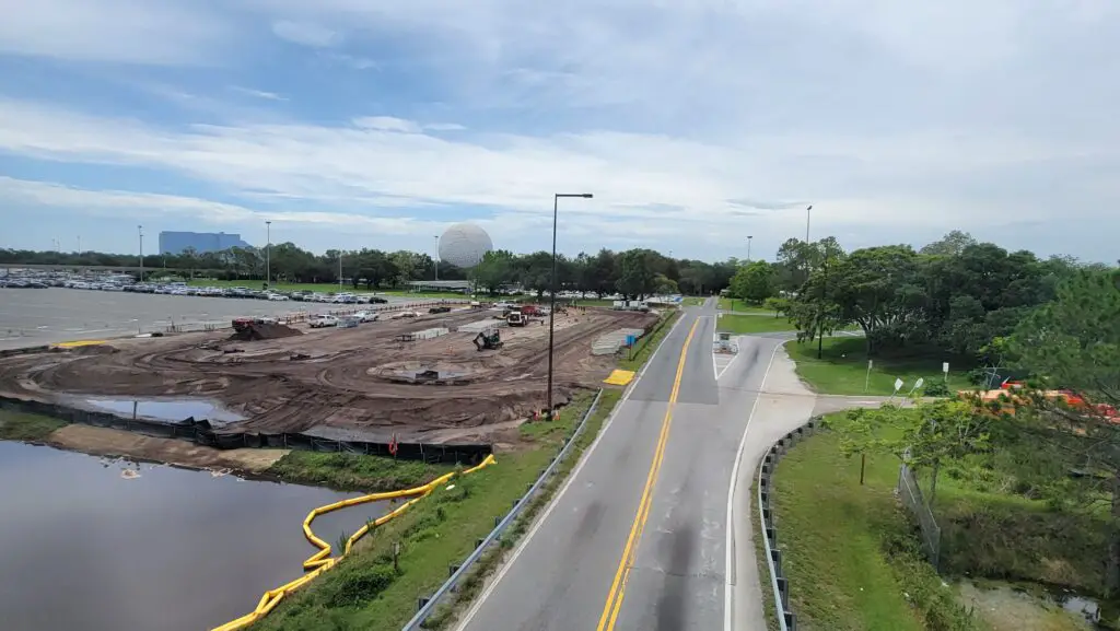 New Disney Ride Share Loop in EPCOT Construction Update