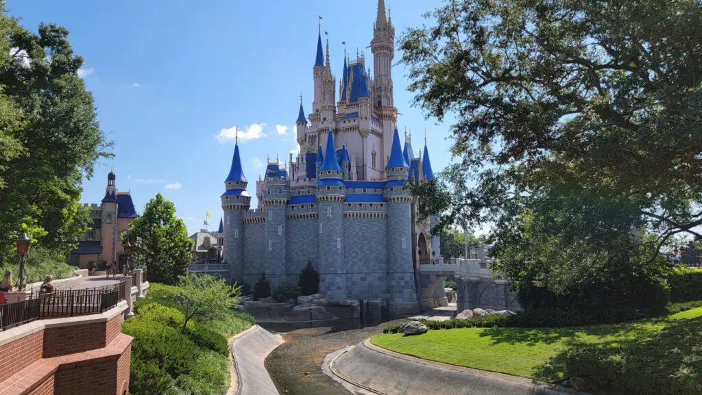 Cinderella Castle Moat is Being Refilled in the Magic Kingdom After Refurbishment