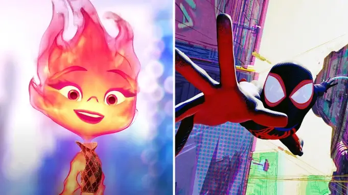 Spider-Verse Still Edging out Pixar’s Elemental at Weekend Box Office