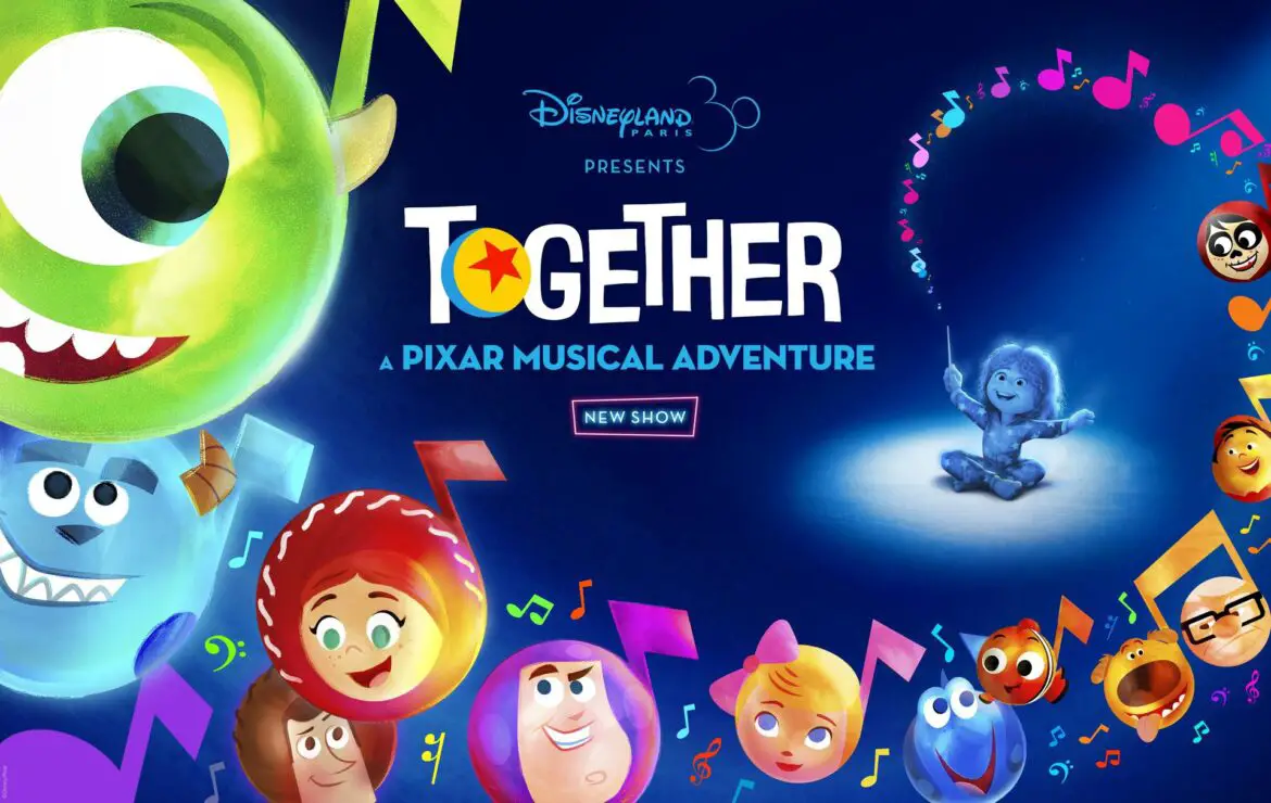 Sneak Peek of TOGETHER: A Pixar Musical Adventure from Disneyland Paris