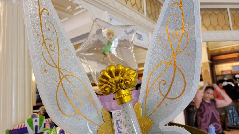 New Light Up Tinker Bell Wand To Spread Pixie Dust Everywhere You Go!