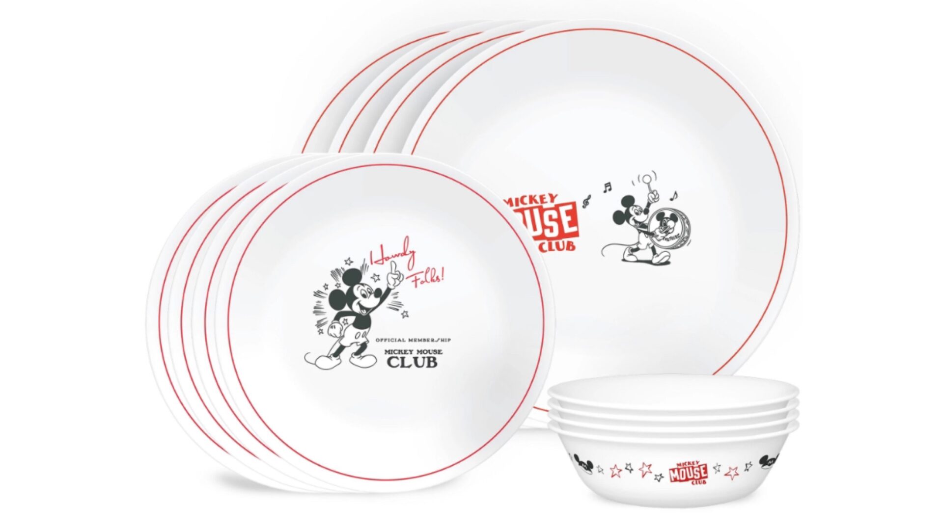 New Mickey Mouse Corelle Dinnerware Set To Have Magical Meals!